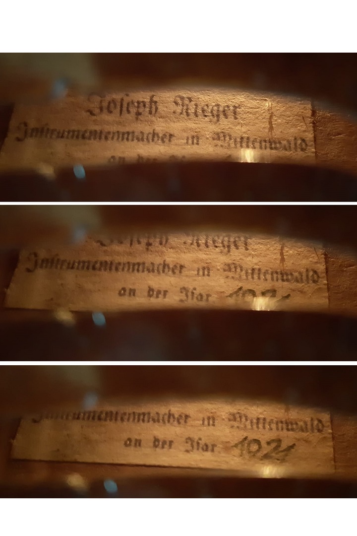 Rieger Joseph - Mittenwald anno 1921 - G-545